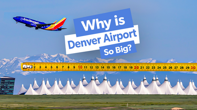 なぜデンバー空港はそんなに大きいのですか？