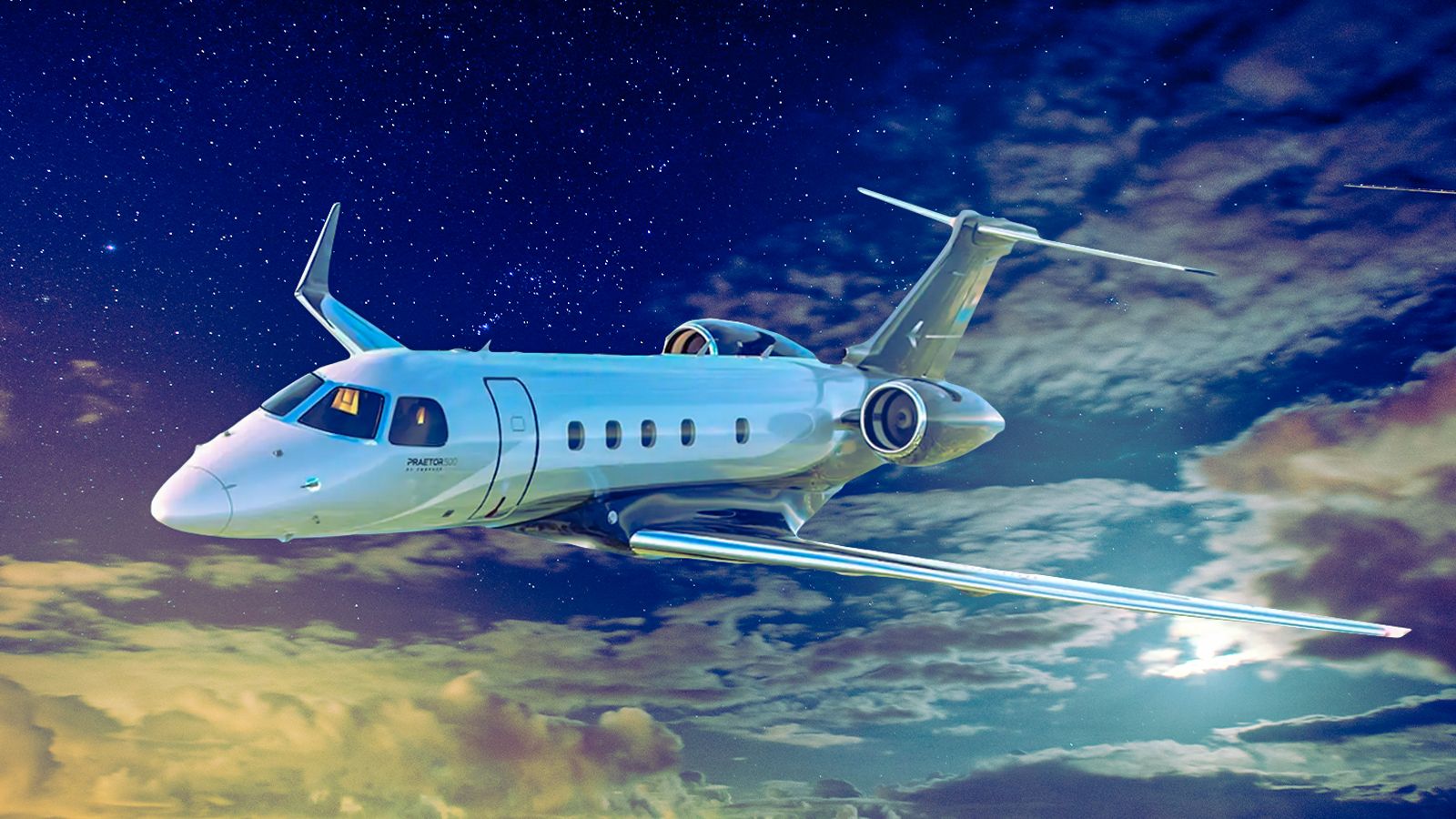 最も長い範囲の中型ビジネスジェットとは何ですか？