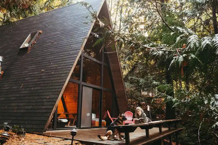 シアトル周辺の風光明媚なAフレーム：トップ5 Airbnbピック