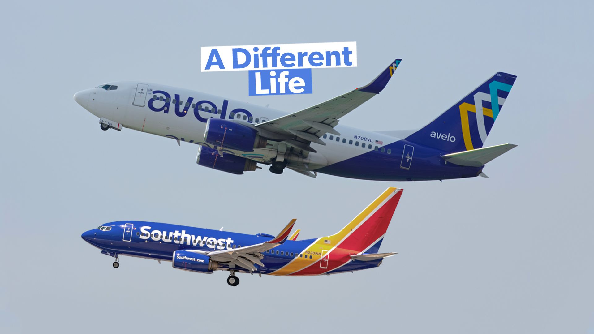 6 Avelo Airlines Boeing737sはかつてサウスウエスト航空会社と一緒にいました