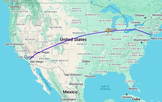 アメリカン航空がロサンゼルスニューヨーク市場で競争力を持っている方法