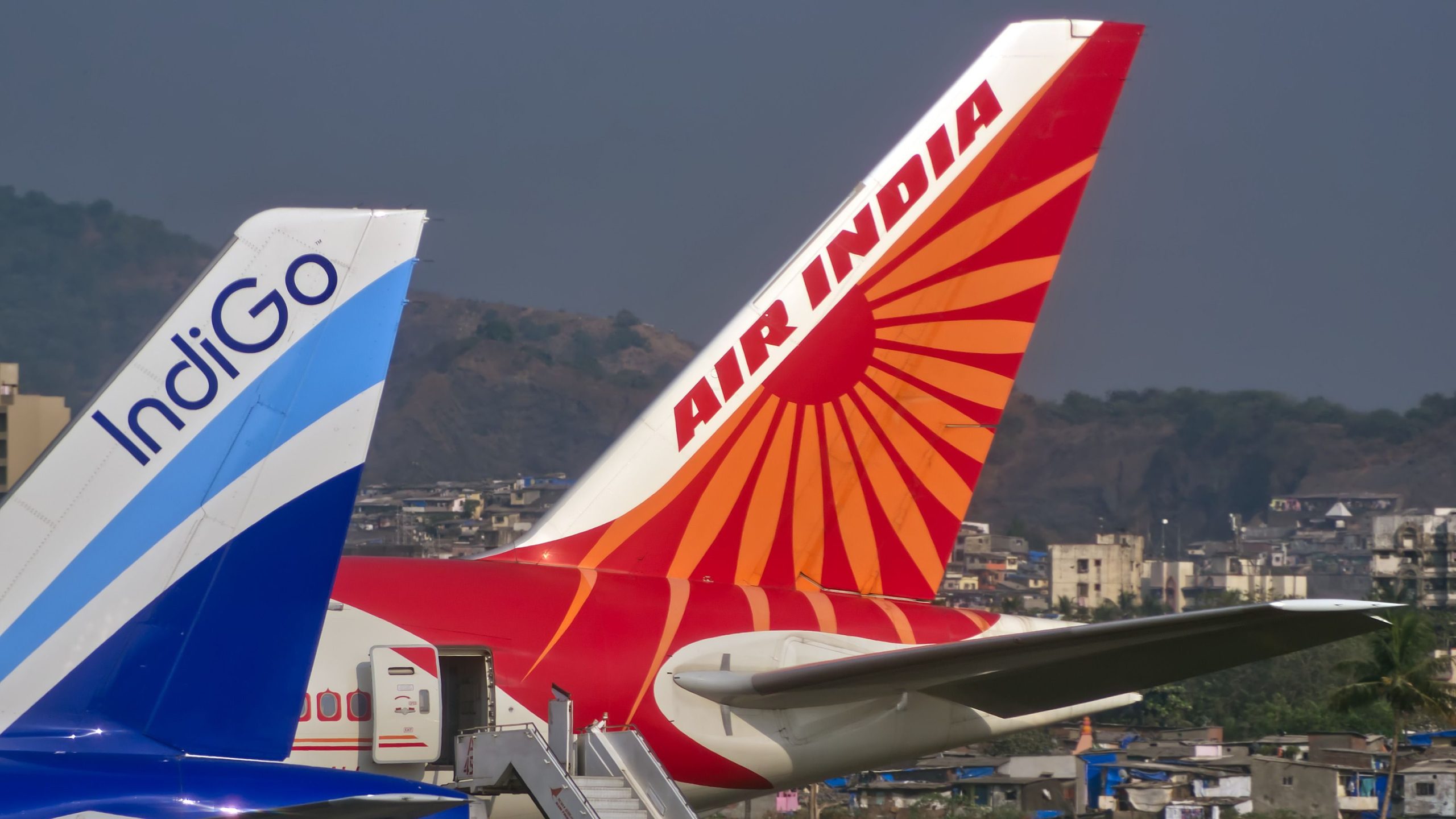 乗客によるインド最大の航空会社が運ばれました