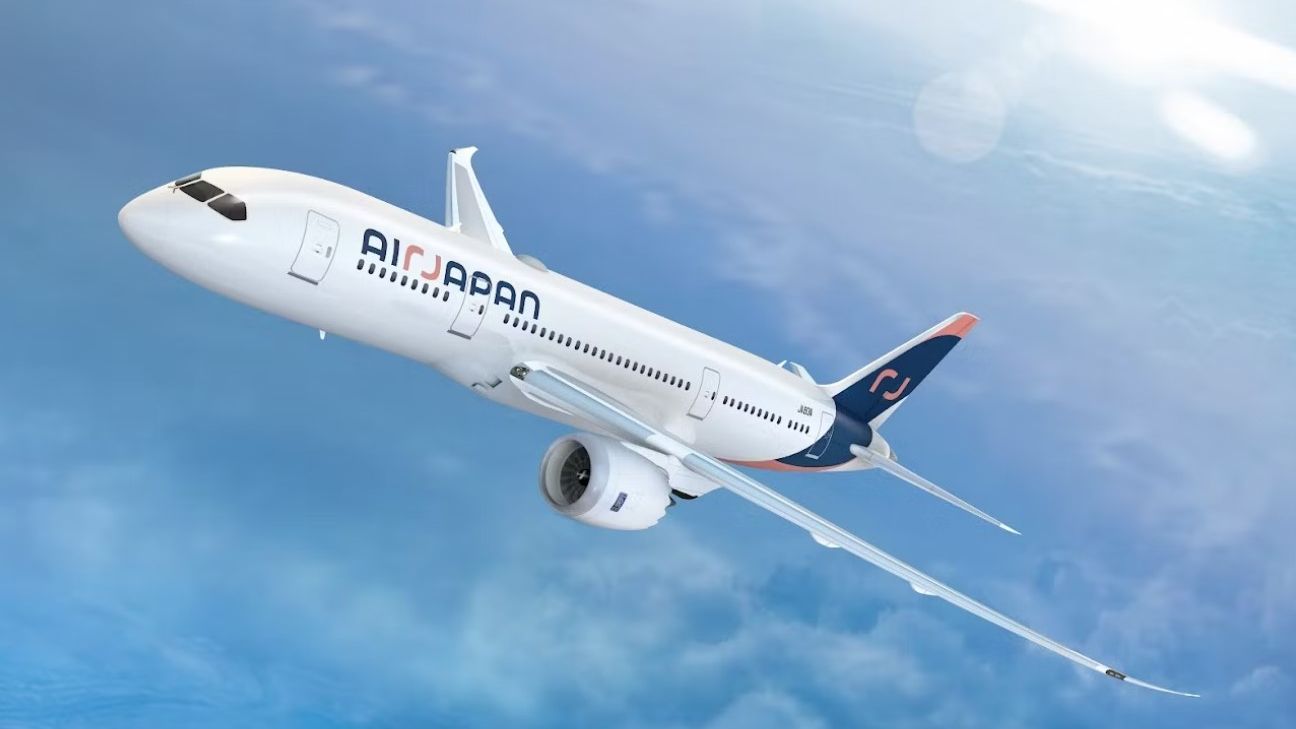 東京からバンコクへの最初の飛行：航空日本が運営を開始する