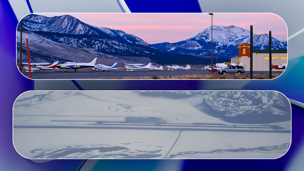 カリフォルニアのスキーフライト：これらはマンモス山に最も近い空港です