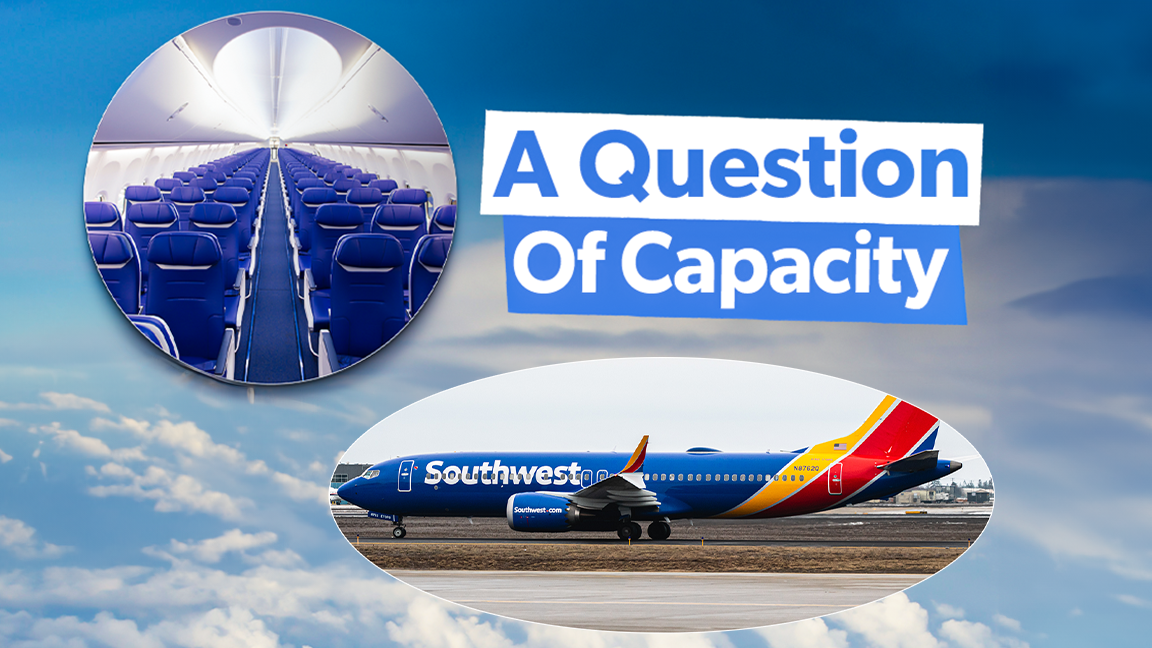 サウスウエスト航空のフライトには何席がありますか？