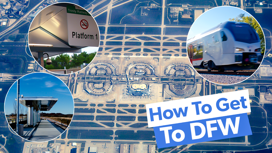 ダラスフォートワースインターナショナル：乗客が公共交通機関を使用して空港にアクセスする方法