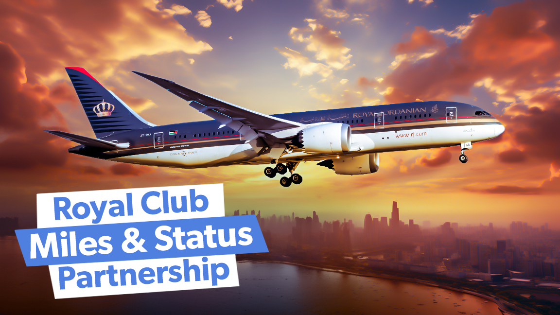 ロイヤルヨルダンのフリークエントフライヤーは、ワンワールドのステータスをパートバイできるようになりました