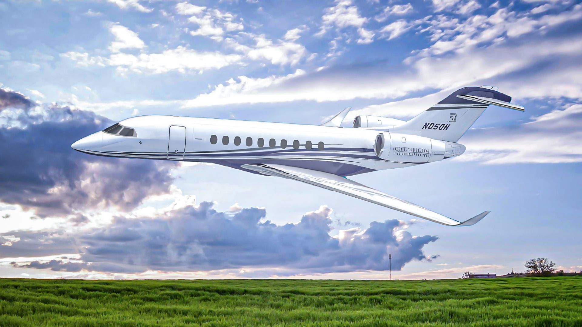 別のエンジン関連のサスペンション：放棄されたセスナ引用半球