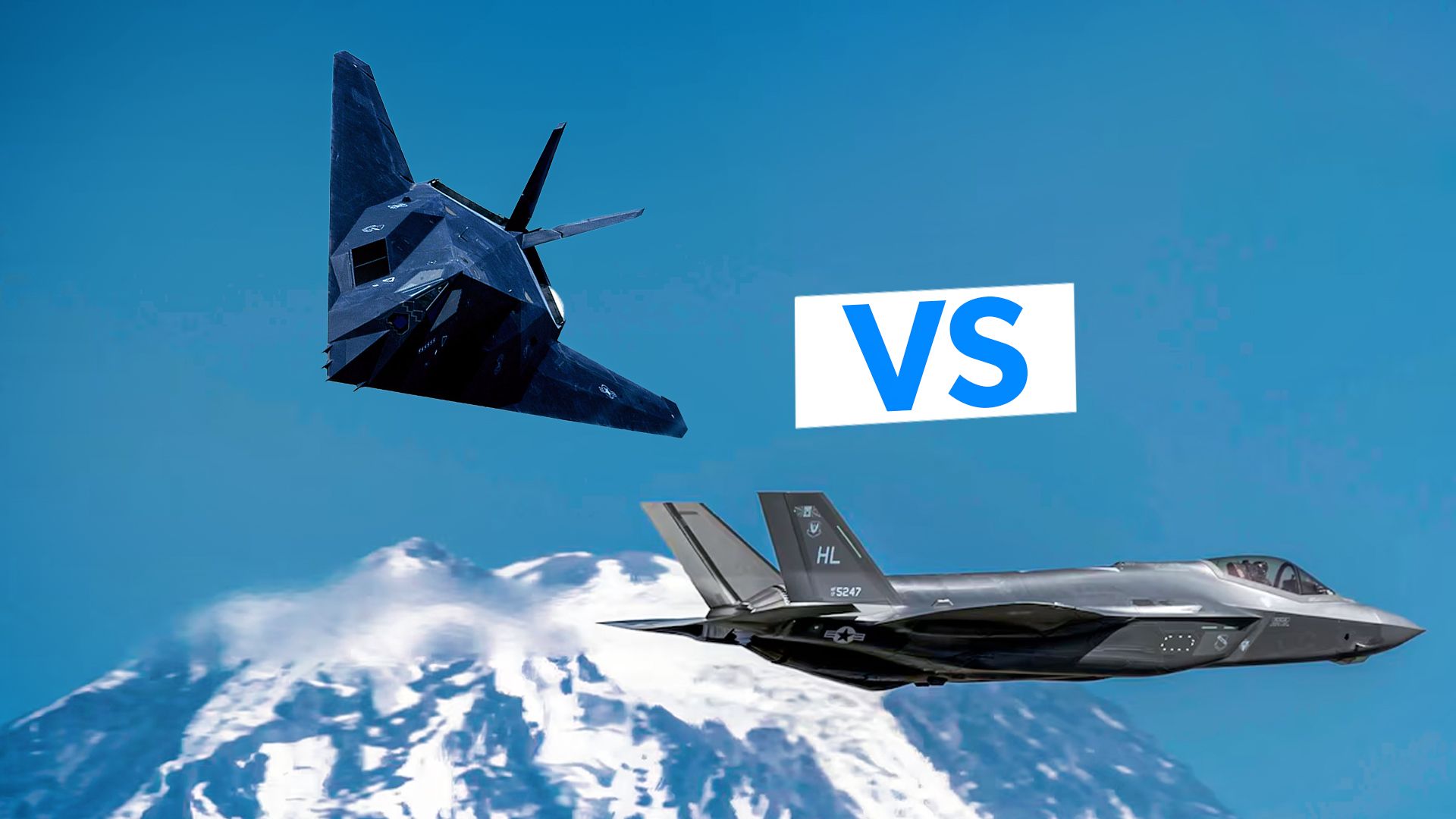 F-35 Lightning II VS F-117 NIGHTHAWK：ステルスファイター対決