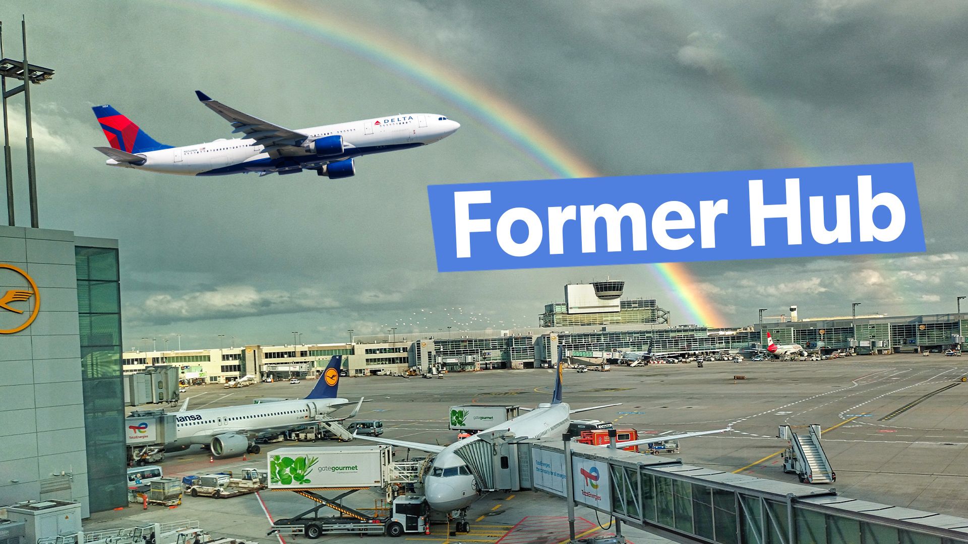 デルタ航空がドイツのフランクフルト空港にハブを持っていたことをご存知ですか？