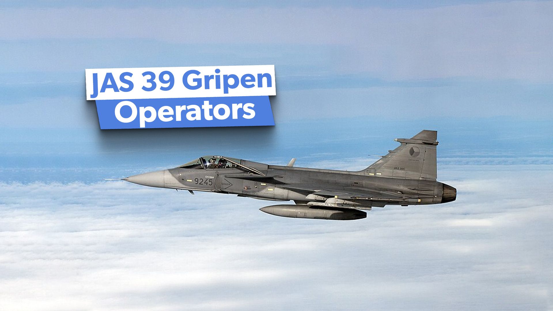 Saab Jas 39 Gripen Fighter Jetsを運営している国は何ですか？
