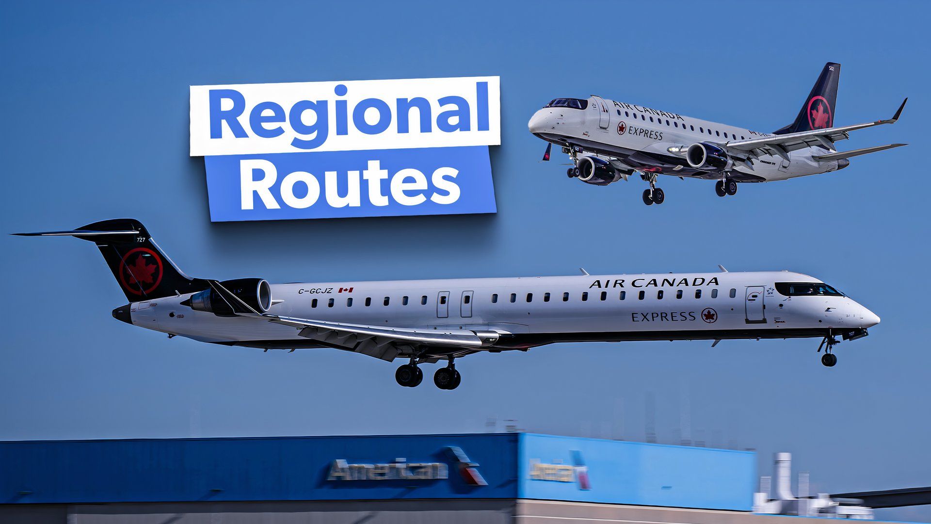 地域のルート：米国最長の米国に携わるエアカナダエクスプレスフライトは何ですか？