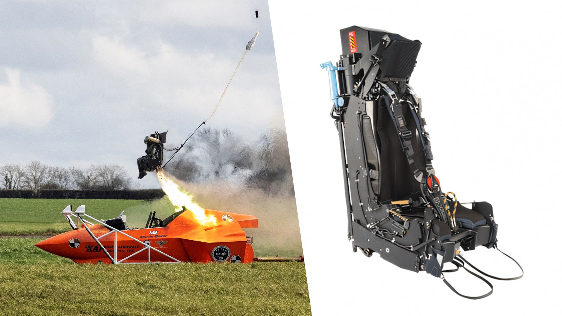 イギリスのマーティン・ベイカーの排出席を備えた5つの戦闘機