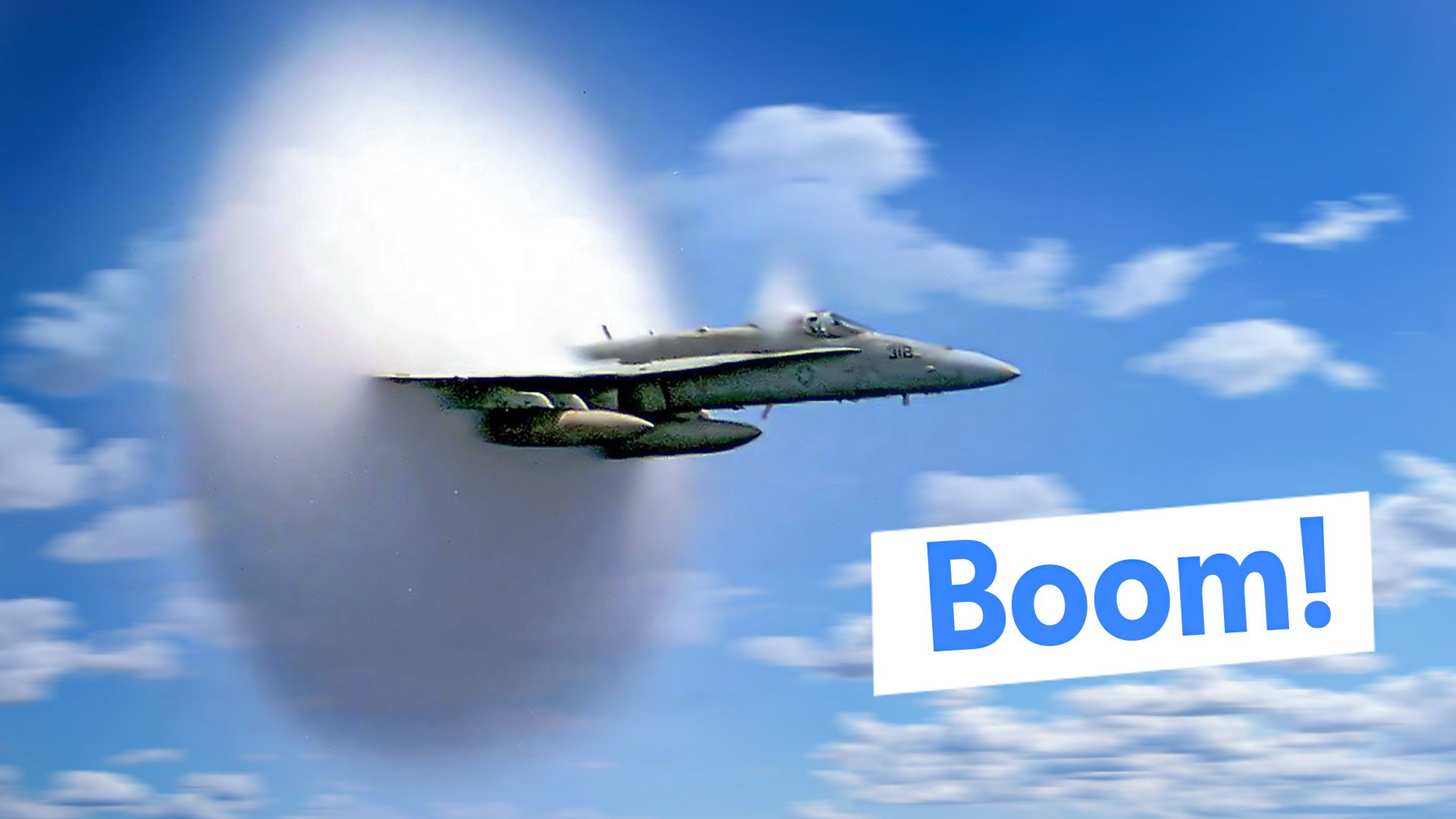 ブーム！ミリタリージェットは健全な障壁を破ることができますか？