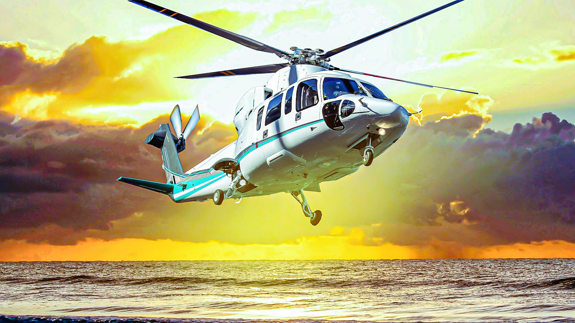 プライベートヘリコプター：Sikorsky S-76を見てください