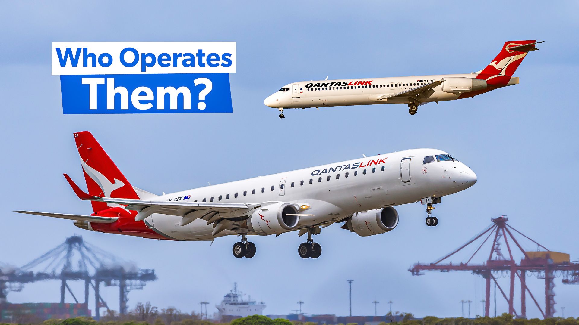 調べた：カンタスリンクフライトを運営または運営しているさまざまな航空会社