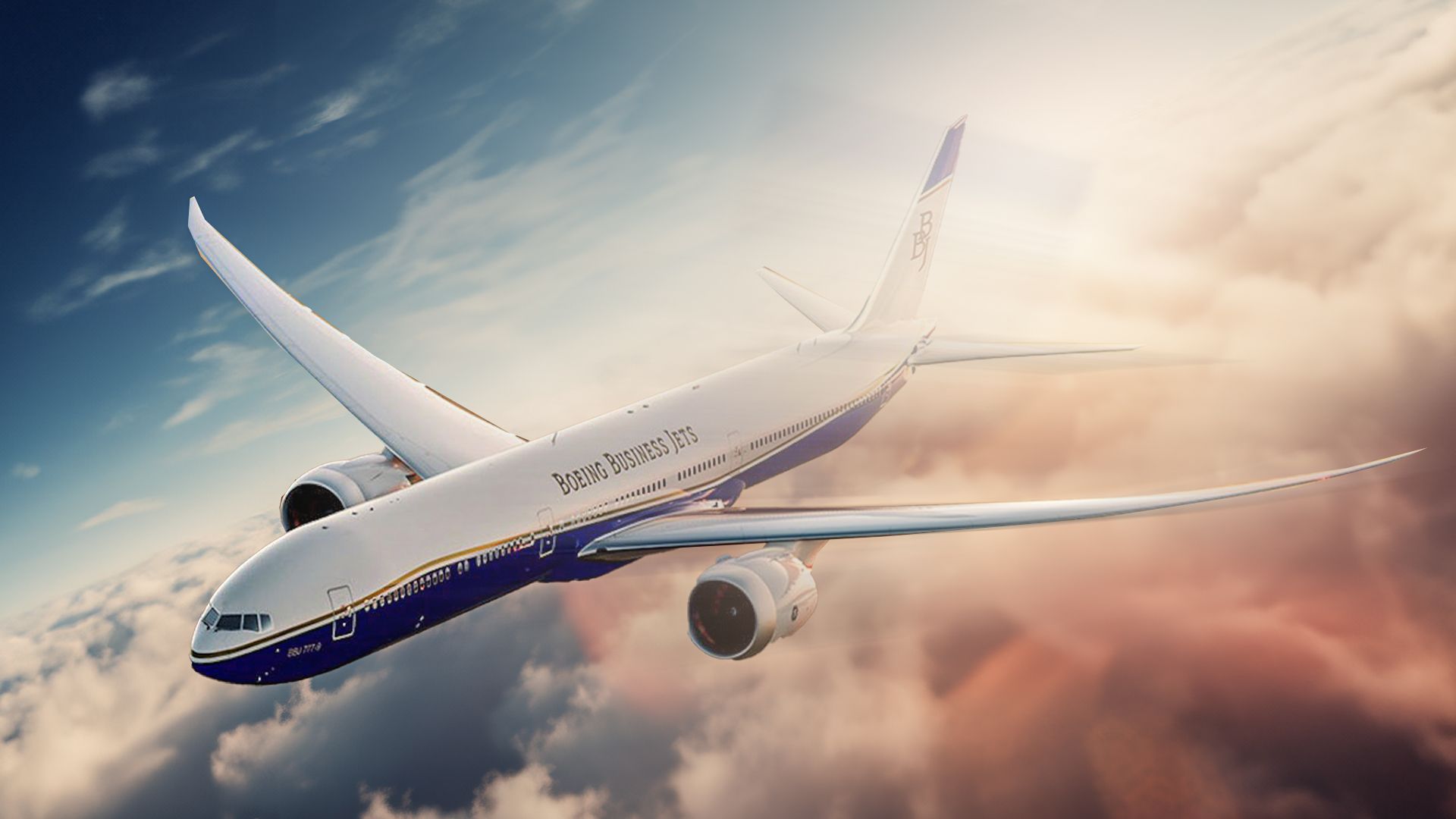 最長の範囲の5つのボーイングビジネスジェット