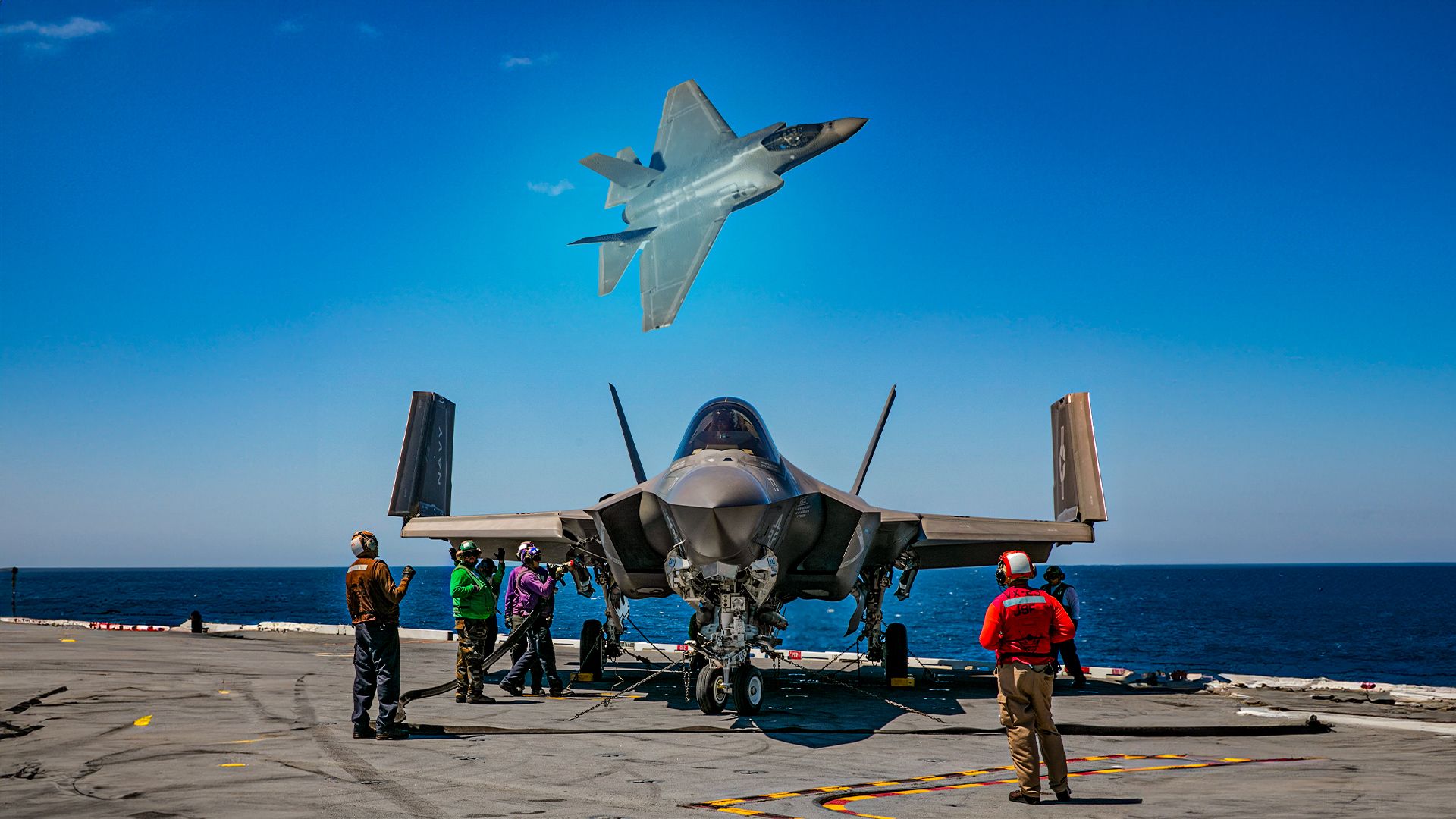 海軍のF-35C戦闘機を運営することが認定されている航空機の航空会社はどれですか？