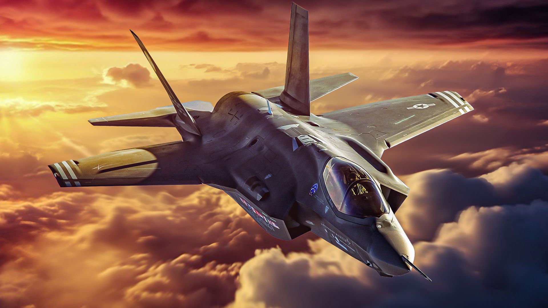 分析：これらはF-35 Lightning II Fighter Jetsを備えた世界のトップ5の空軍です