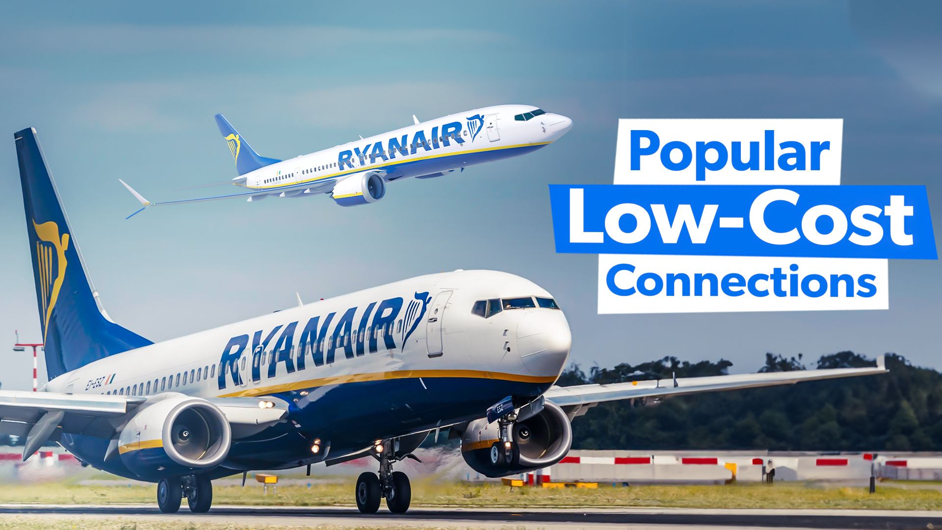 低コストの巨人：ライアンエアがロンドンの基地から最も頻繁に提供されるルートは何ですか？