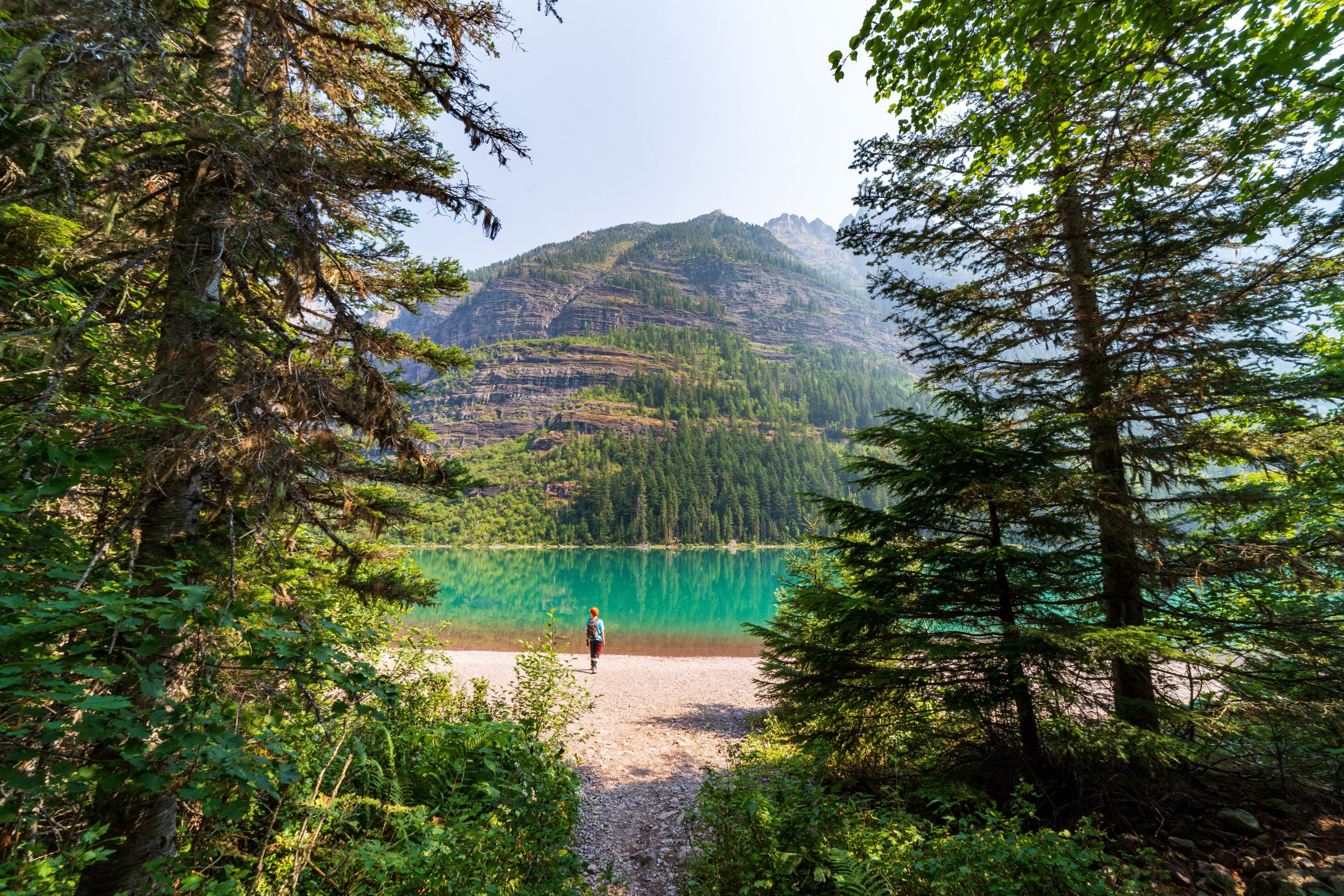 5マイル未満の氷河国立公園での7つのベストハイキング