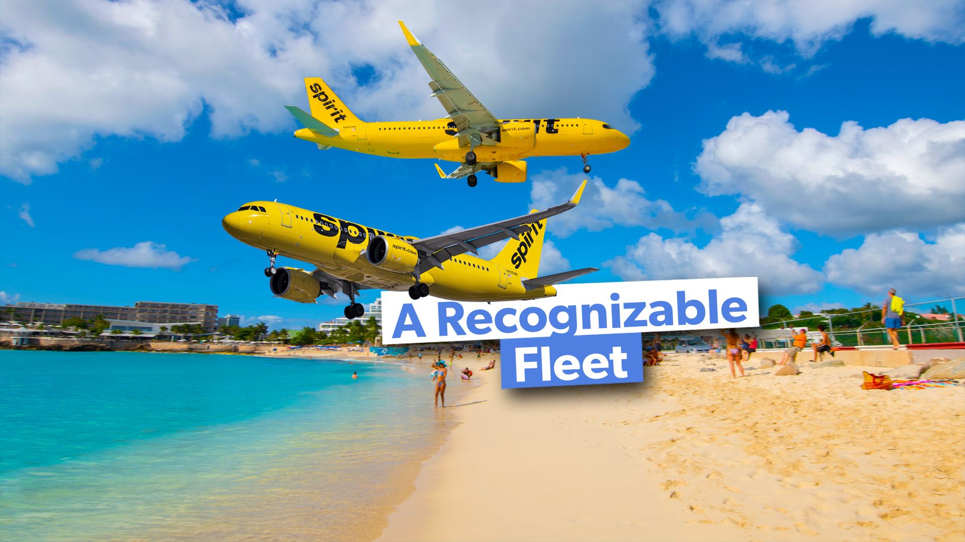 バナナの飛行機：スピリット航空が黄色の塗装スキームを導入したのはいつですか？