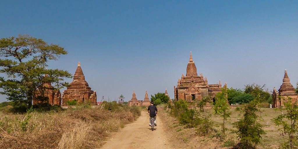 ミャンマー周辺のハイキング、トレッキング、サイクリングに行く場所
