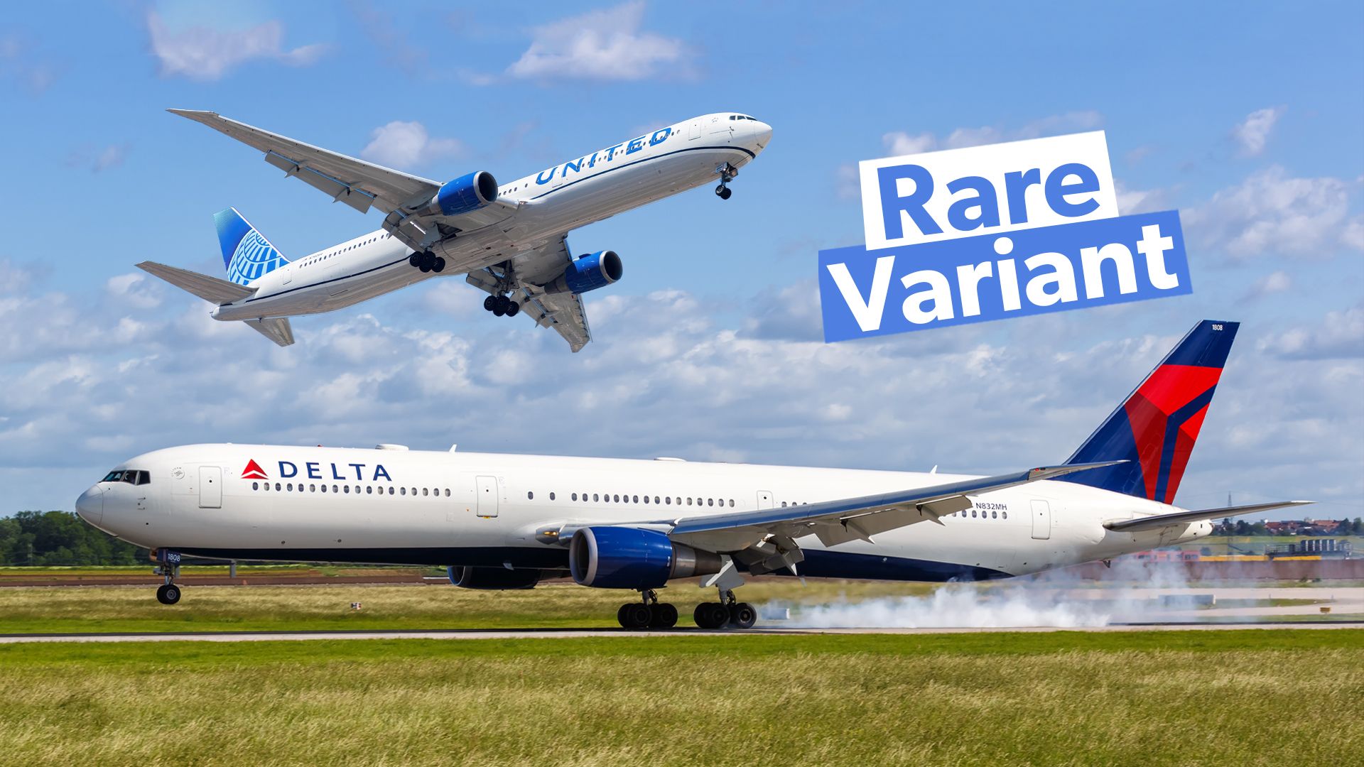 デルタエアライン＆ユナイテッド航空：ボーイング767-400ERの唯一の乗客オペレーター