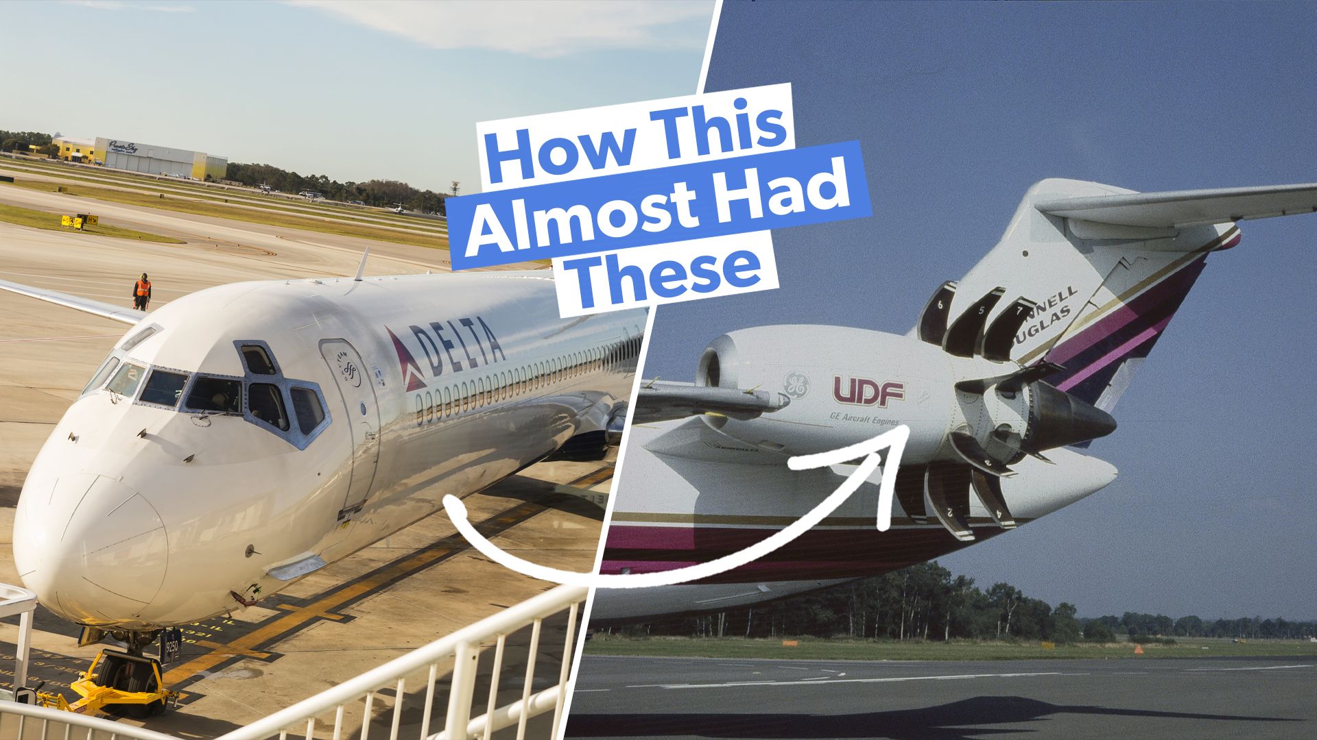 ご存知ですか：McDonnell DouglasはMD-90をPropfanエンジンで動かすことを検討しました