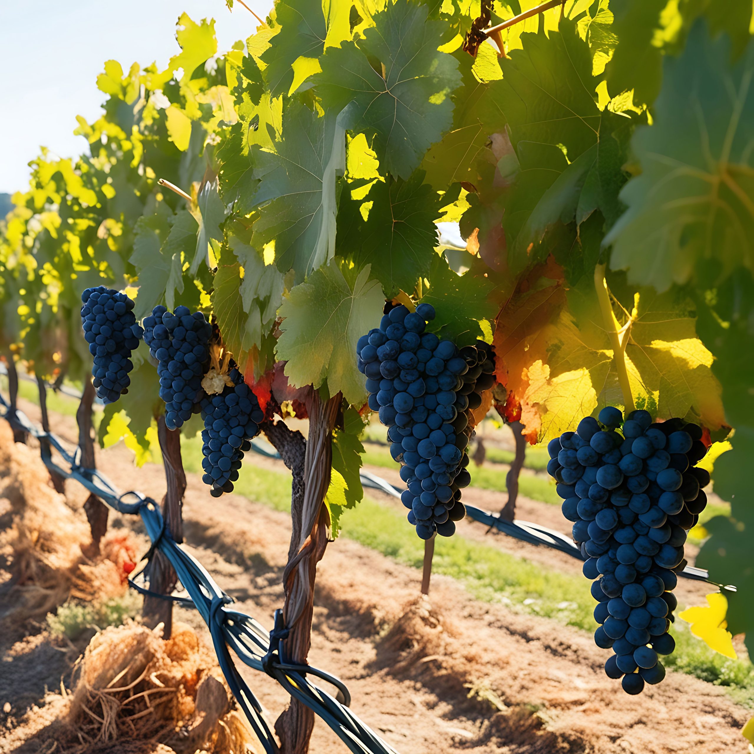 この予期しない状態は、米国のトップグレープ生産者の1つであり、ワインは壮観です