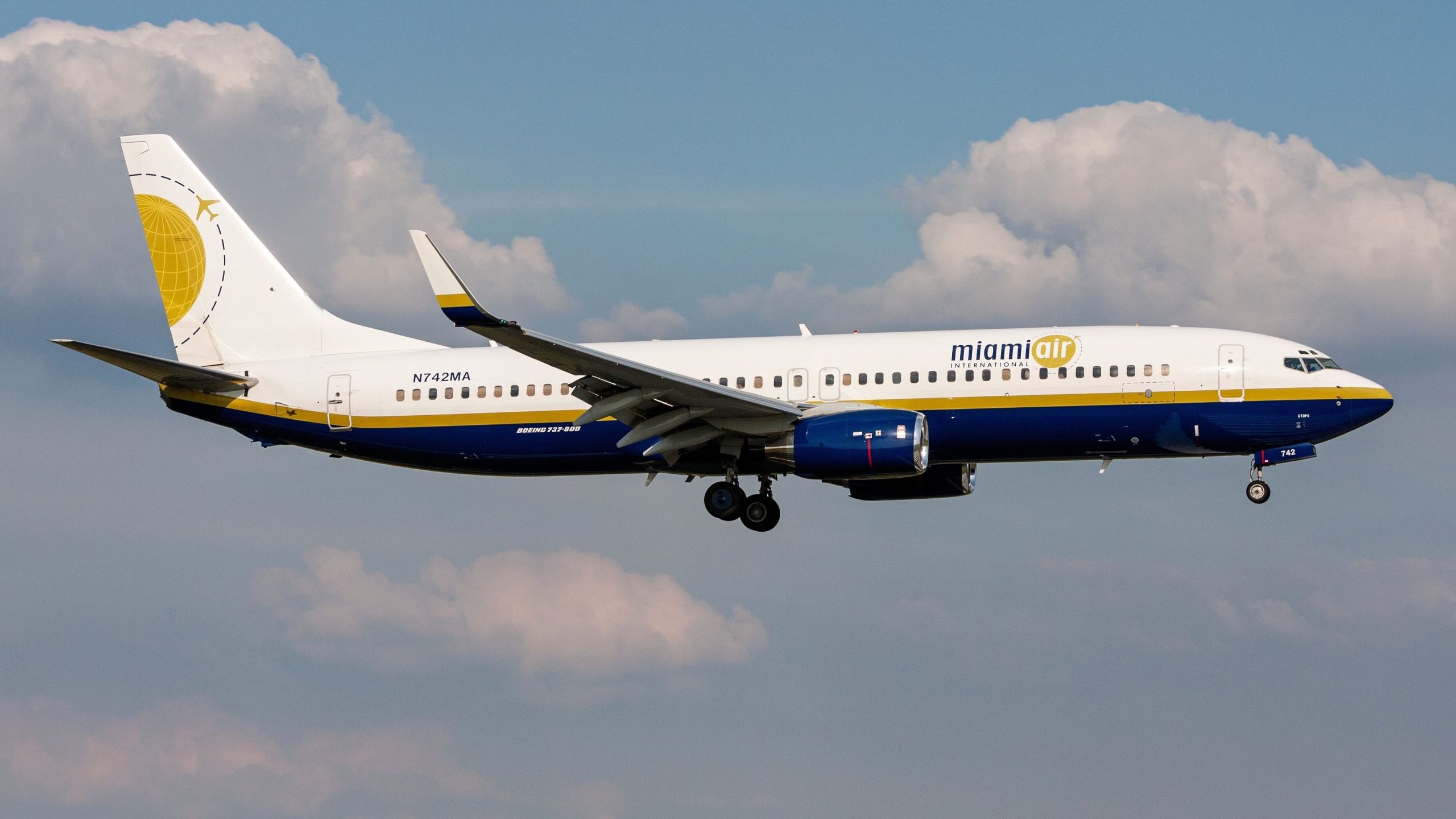 米国運輸省はマイアミ航空の国際憲章の要求を否定しています