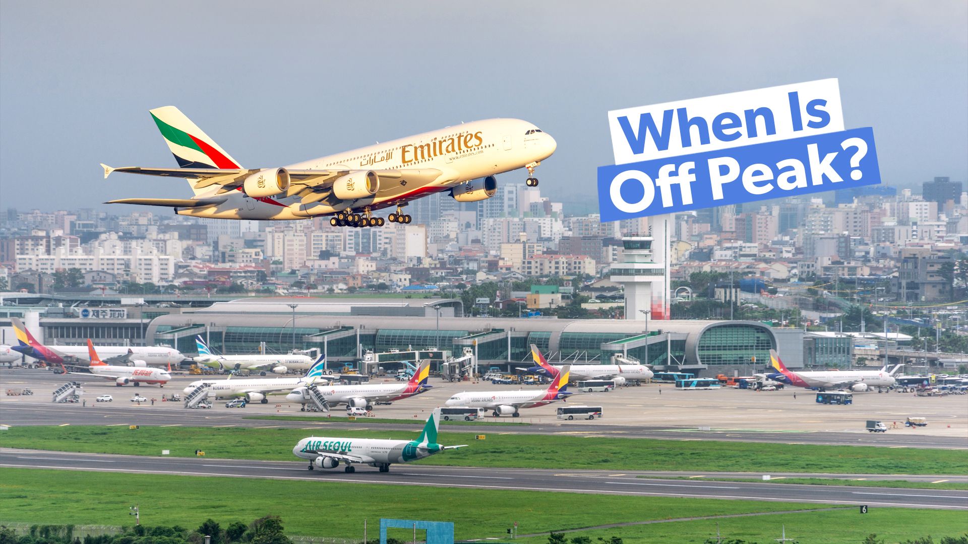 より少ないフライト：「オフピーク」は航空でどのように定義されていますか？