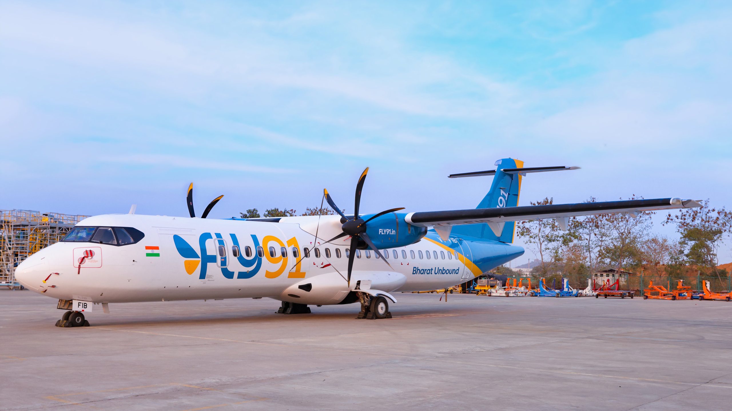 ATRは、グローバルメンテナンスでインドのFly91 ATR 72-600をサポートしています