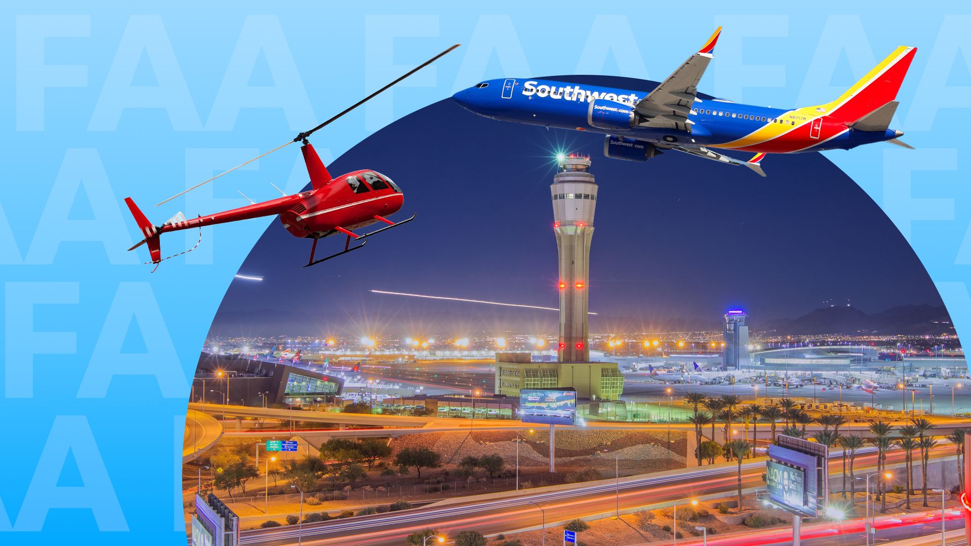 FAAがラスベガスの空域衝突危険を急速に減らした方法は次のとおりです