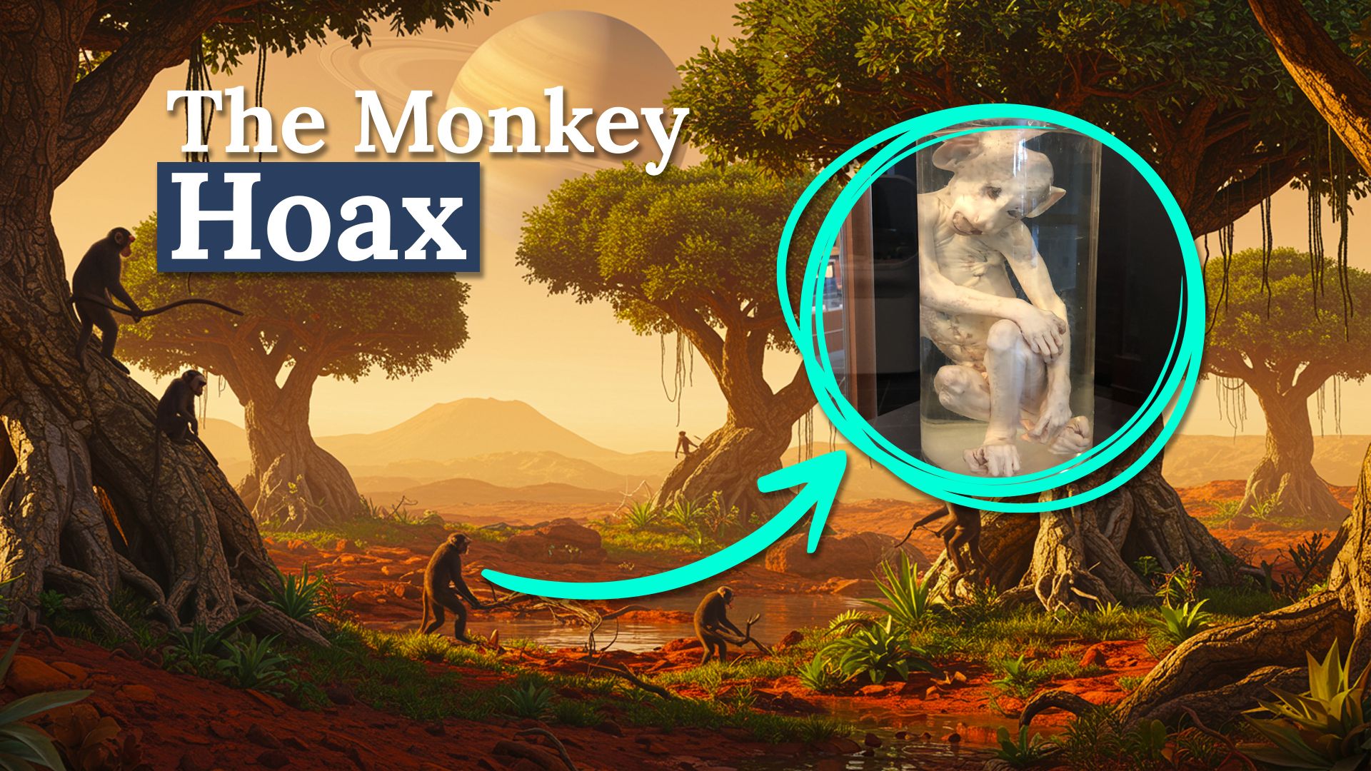 火星の猿が米国をほとんどだましていた方法（そして、今日ジョージア博物館でこの「エイリアン」のデマを見ることができます）