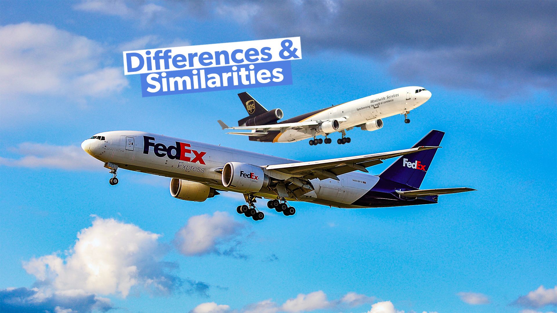 3つの最大タイプの貨物航空会社の運用モデルはどのように比較されますか？