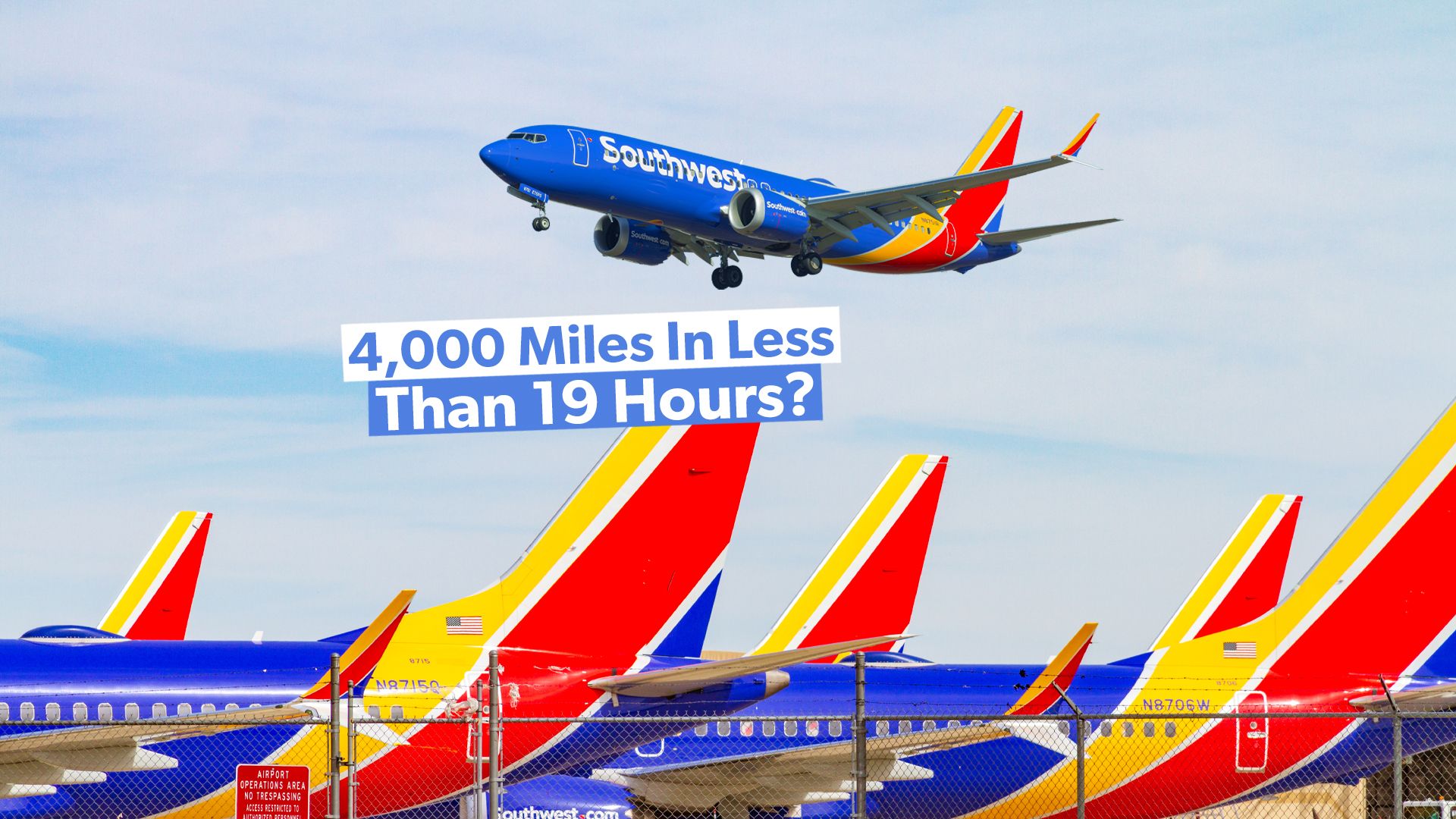 サウスウエスト航空のボーイング737は1日で何回のフライトを飛行しますか？