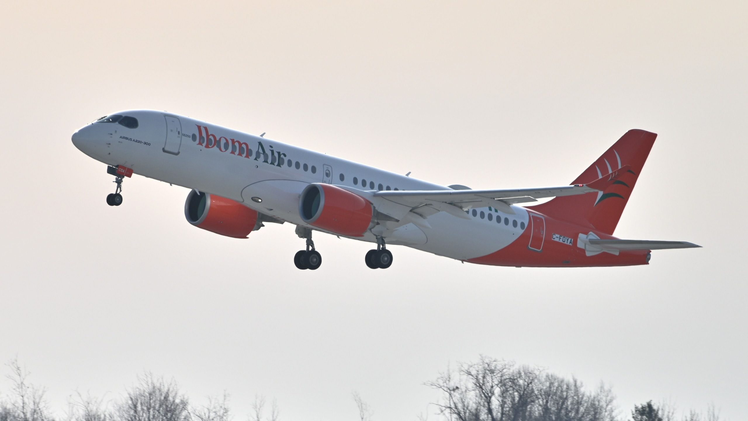 Ibom Airの新しいAirbus A220-300は、Uyo-Lagosルートで発売されます