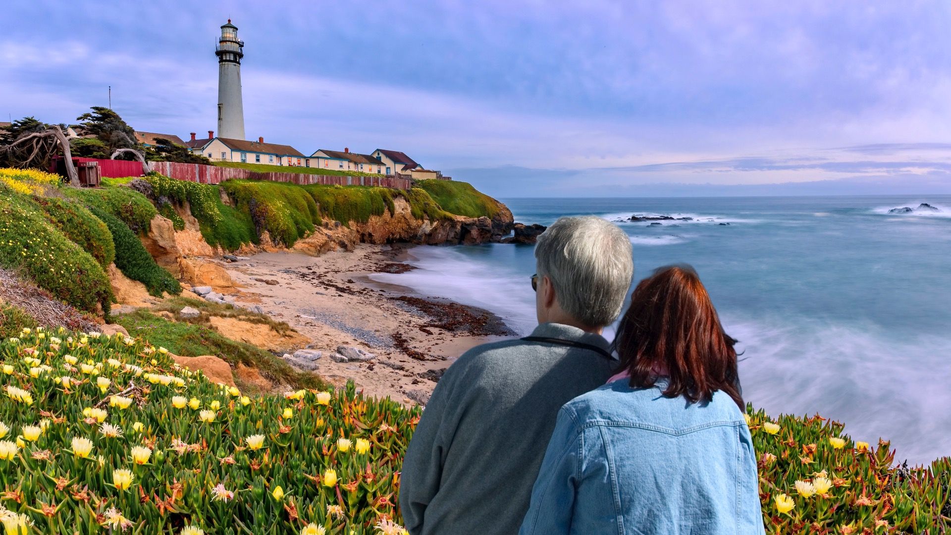 カリフォルニアの7人の人里離れたビーチタウン