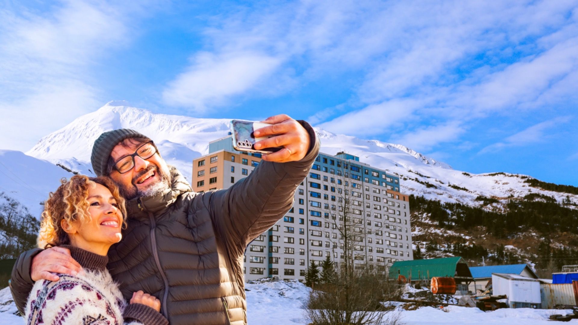 誰もが同じ屋根の下に住んでいる1つの町