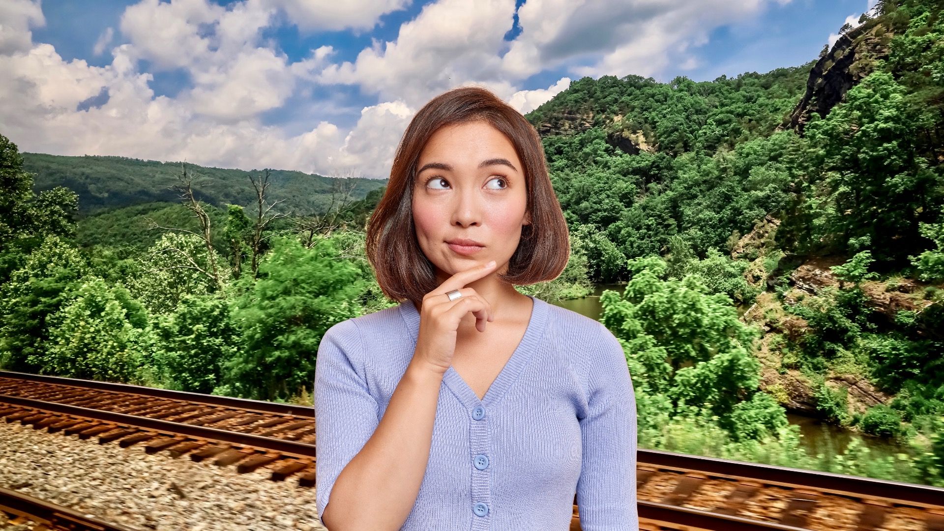 このU字型のアムトラックルートは、アメリカの田舎の美しさを誇示しています