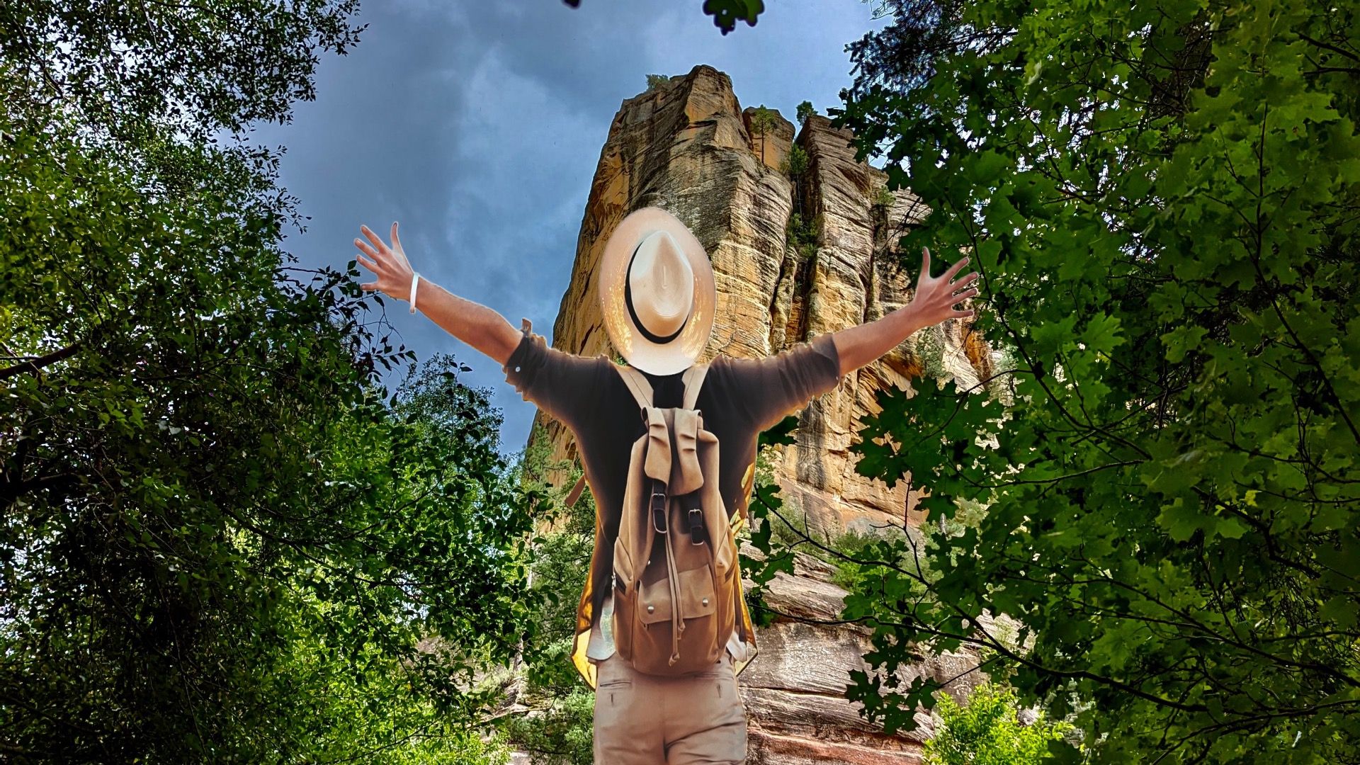 このアリゾナハイキングは、Zionの狭窄の簡単な代替品です