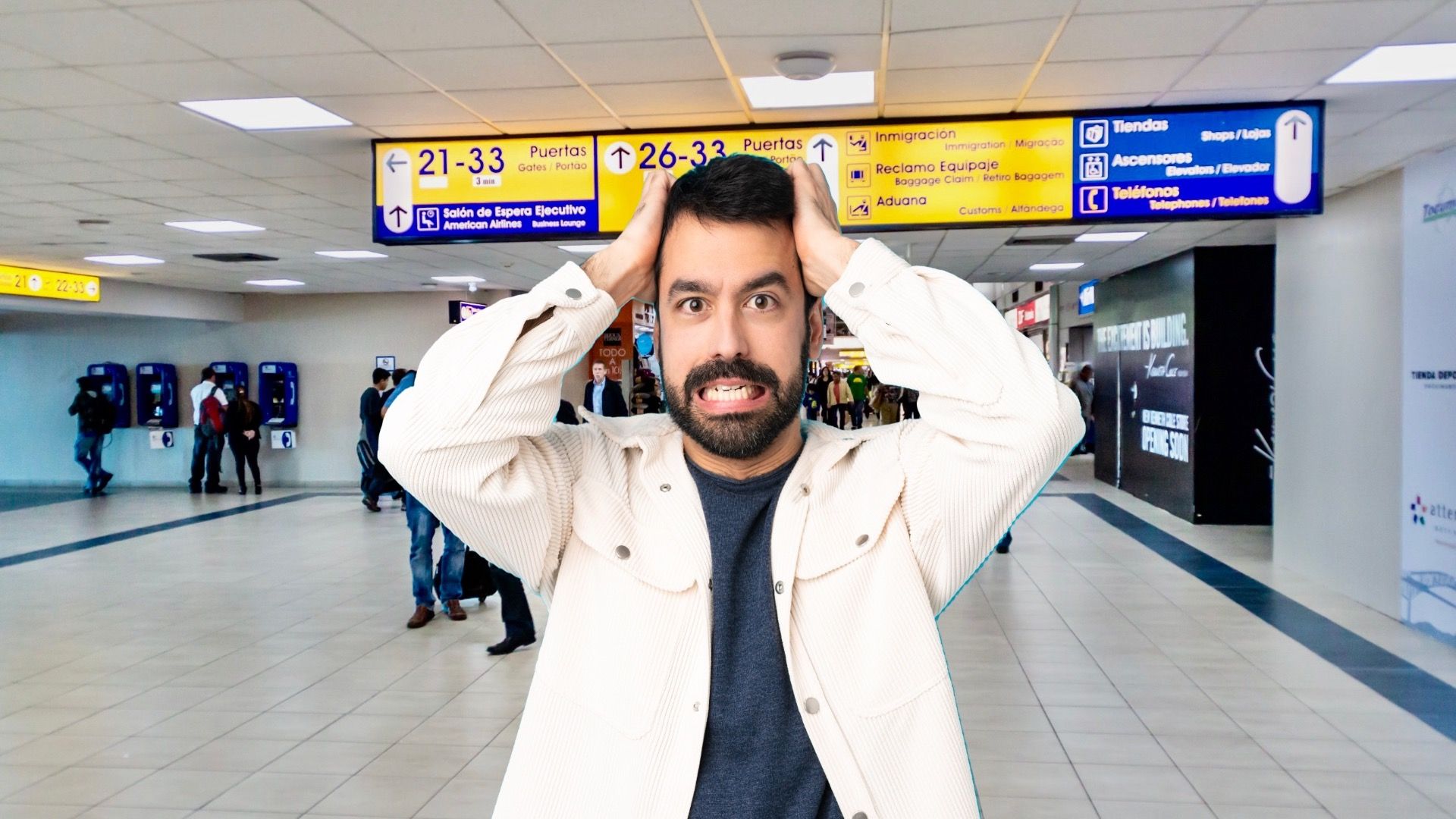 私はパナマで13時間の乗り継ぎを過ごしました