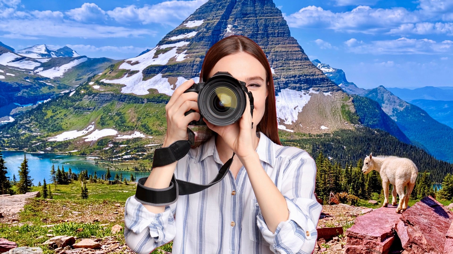 夏でさえ、この国立公園には雪が降っています