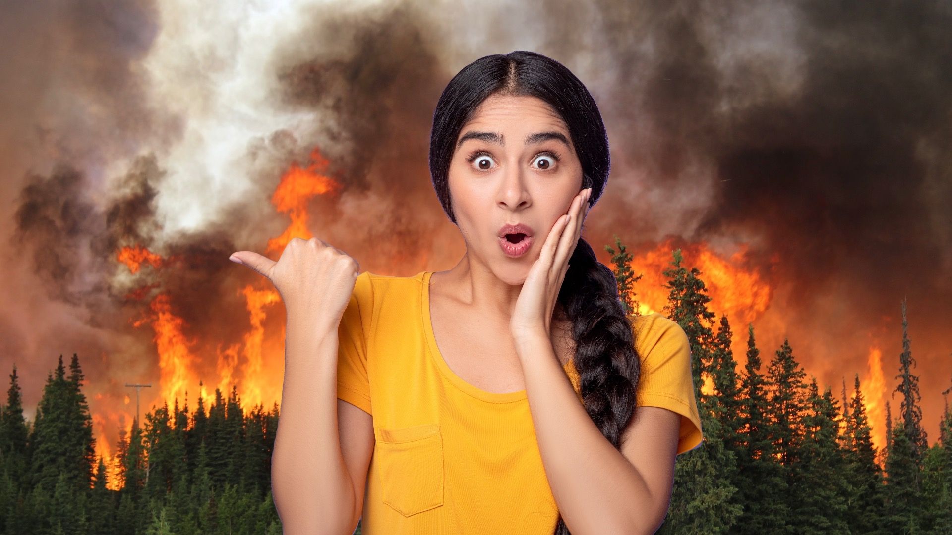 この予期せぬ米国の州での記録的な山火事に注意してください