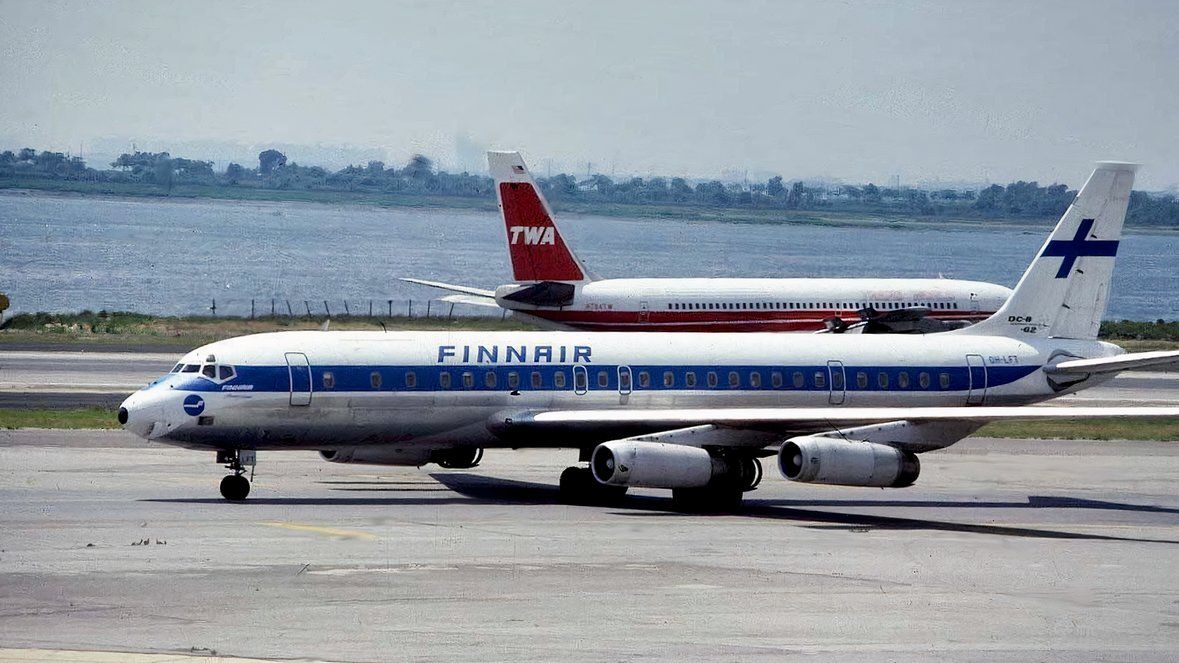 1969年5月15日：フィンネアは55年間の米国便を祝う