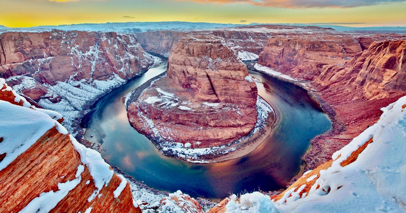 アリゾナ州の冬の雪のある10の小さな町