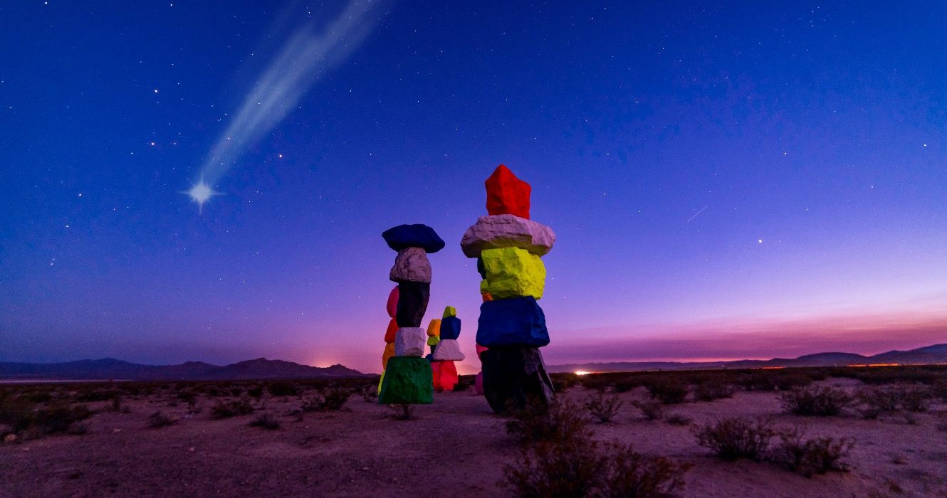 この風光明媚な見落としは、ネバダ州のトップロードトリップストップです