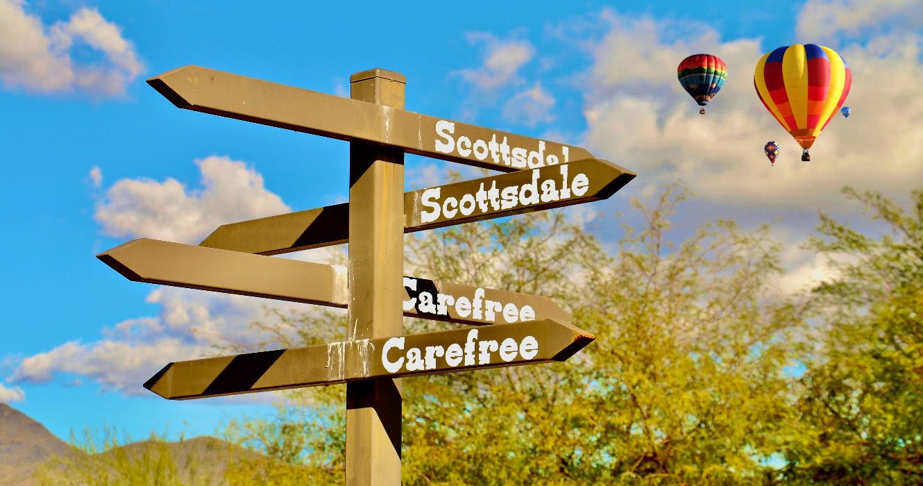 アリゾナ州スコッツデール近くの7つの風光明媚な小さな町