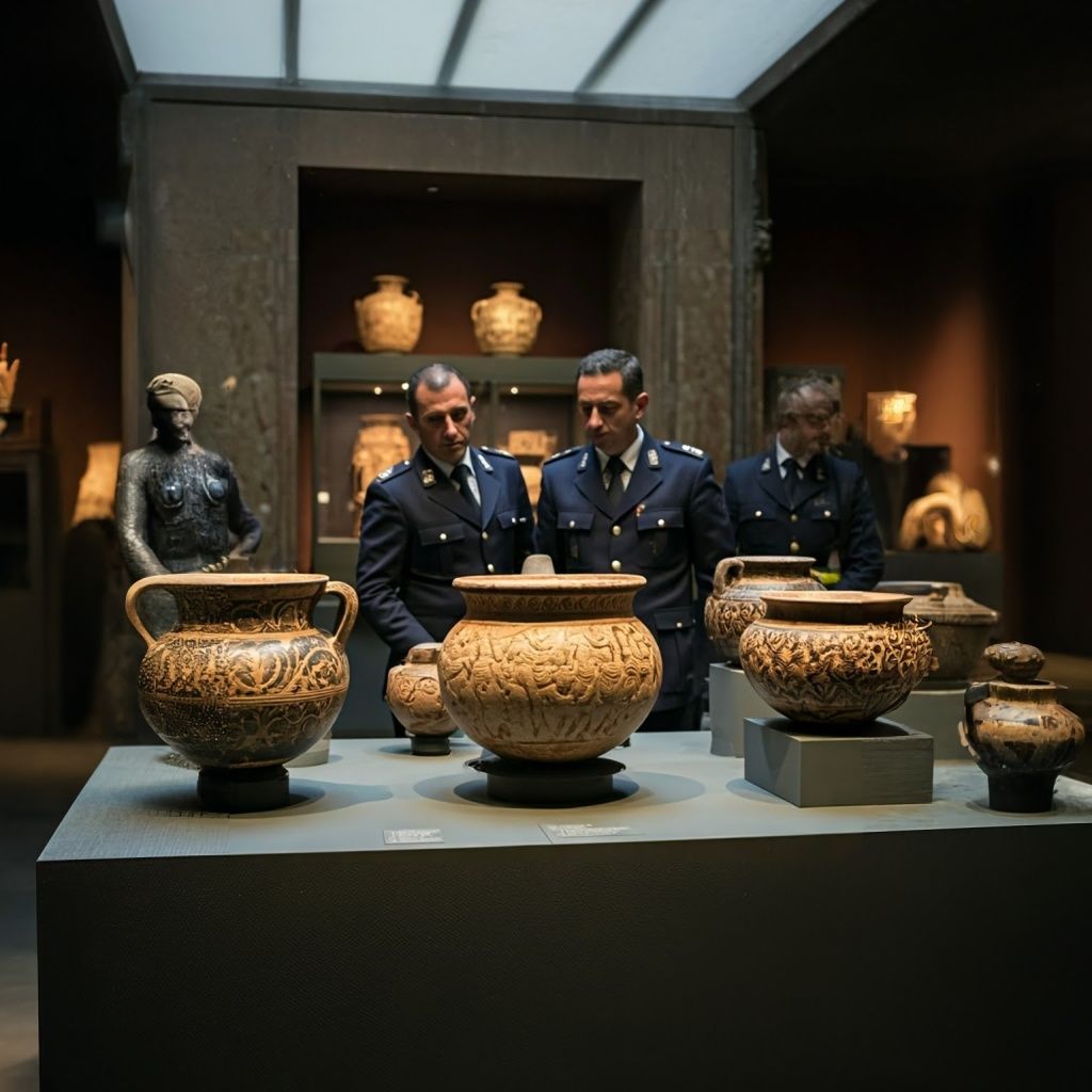 イタリア当局によって回収された闇市場に向かう850万ドル相当のエトルリアのアーティファクトの画期的な発見